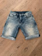 Pure white korte spijkerbroek maat 28, Kleding | Heren, Spijkerbroeken en Jeans, W32 (confectie 46) of kleiner, Blauw, Ophalen of Verzenden