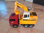 Bruder 2751 Man vrachtwagen met Liebherr kraan, Ophalen, Zo goed als nieuw