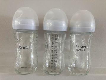 Flessen Avent glas 240ml beschikbaar voor biedingen