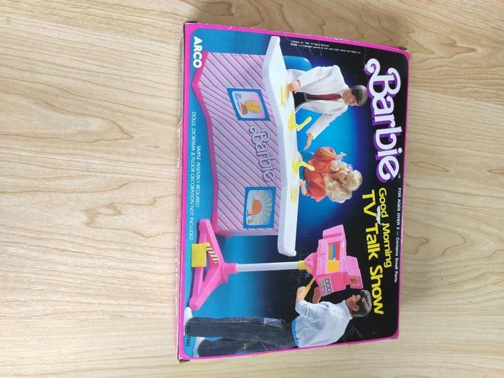 Barbie 'Good Morning TV Talk Show', Verzamelen, Poppen, Gebruikt, Pop, Ophalen of Verzenden