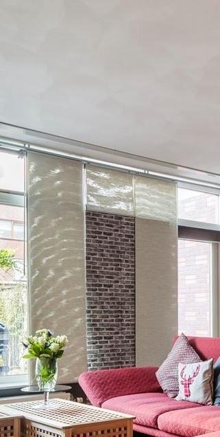 Ikea Kvartal Paneelgordijnen - 10 Stuks, Huis en Inrichting, Stoffering | Gordijnen en Lamellen, Gebruikt, 200 cm of meer, 50 tot 100 cm