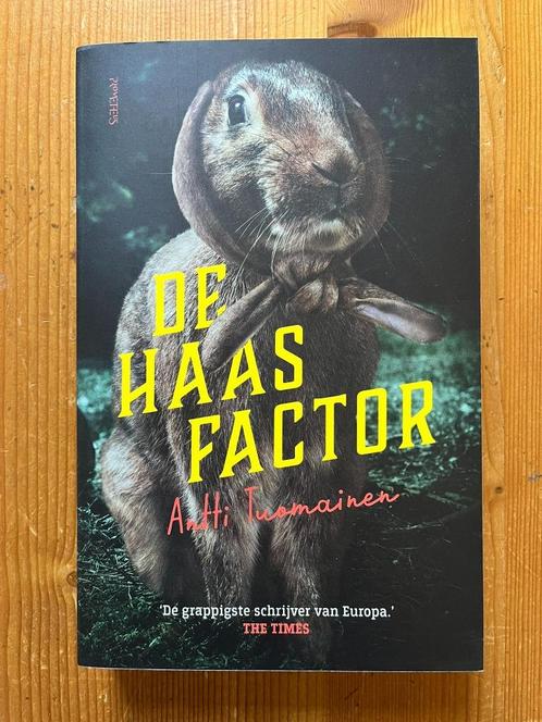 Antti Tuomainen / De Haasfactor, Boeken, Literatuur, Zo goed als nieuw, Europa overig, Ophalen of Verzenden