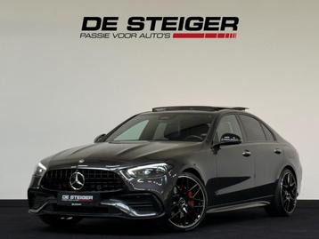Mercedes-Benz C-klasse 300 e AMG C63 Pano Memory Sfeer 360 beschikbaar voor biedingen