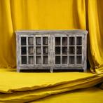 Dressoir antiek | Deuren & Glas | India | MOFASA, Huis en Inrichting, Kasten | Dressoirs, Nieuw, Met deur(en), 25 tot 50 cm, 200 cm of meer