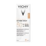 Vichy Capital Soleil UV-Age Daily SPF50+ 80ml, Verzenden, Nieuw, Gehele gezicht, Verzorging
