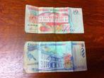 Bankbiljetten Suriname 10 Gulden en 5000 Gulden, Los biljet, Ophalen of Verzenden, Zuid-Amerika