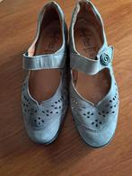 Schoenen / pumps maat 42 Ladyflex groengrijs leer, Pumps, Overige kleuren, Ladyflex, Ophalen of Verzenden