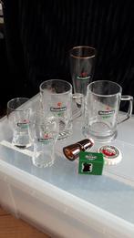 Heineken glaswerk en 3x flesopener, Ophalen, Zo goed als nieuw, Flesopener, Heineken