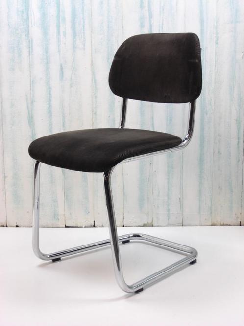 Lande  - Jami slede eetkamerstoel, Huis en Inrichting, Stoelen, Gebruikt, Vijf, Zes of meer stoelen, Metaal, Stof, Overige materialen