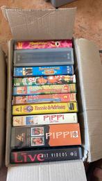 Videobanden Bassie en Adriaan, Pippi Langkous, Cd's en Dvd's, VHS | Kinderen en Jeugd, Gebruikt, Alle leeftijden, Kinderprogramma's en -films