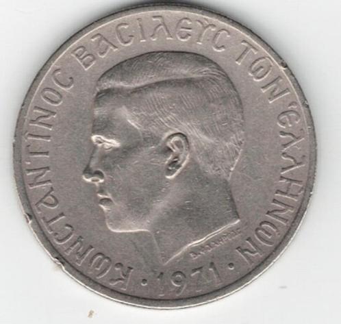 25-1450 Griekenland 5 drachme 1971, Postzegels en Munten, Munten | Europa | Niet-Euromunten, Losse munt, Overige landen, Verzenden