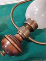 hanglamp hout messing glas, Ophalen of Verzenden, 'T Olde Gre-j, Info@toldegrej.nl, Endepoelstraat 20f Didam