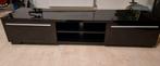 Zwarte hoogglans TV meubel, Ophalen, 150 tot 200 cm, Zo goed als nieuw, Minder dan 100 cm