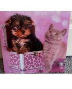 Wanddecoratie kat en hond, Ophalen of Verzenden, Zo goed als nieuw