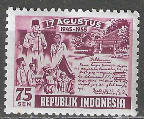 Indonesie 1955 - Yvert 100 - 10 Jaar Onafhankelijk (ZG), Postzegels en Munten, Postzegels | Azië, Postfris, Zuidoost-Azië, Verzenden