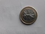 1 Euromunt met grote fout van Italië Leonardo da vinci, Postzegels en Munten, Munten | Europa | Euromunten, 1 euro, Zilver, Ophalen of Verzenden