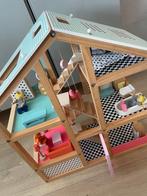 HEMA Poppenhuis met Meubels en Poppetjes, Kinderen en Baby's, Speelgoed | Poppenhuizen, Ophalen, Zo goed als nieuw, Poppenhuis