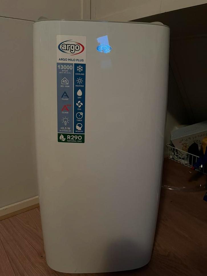 Mobiele Airco, Witgoed en Apparatuur, Airco's, Zo goed als nieuw, Mobiele airco, Minder dan 60 m³, 3 snelheden of meer, Afstandsbediening