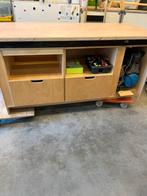 In hoogte verstelbare werktafel, Doe-het-zelf en Verbouw, Werkbanken, Ophalen, Zo goed als nieuw
