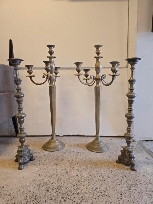 Antieke kaarsenstandaards, Antiek en Kunst, Curiosa en Brocante, Ophalen