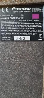 Pioneer, Audio, Tv en Foto, Overige merken, Gebruikt, Subwoofer, Ophalen of Verzenden