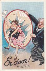 MEISJE DIPLOMA MULO UIT 1936 ZEER MOOIE OUDE KAART KK121, Verzenden, 1920 tot 1940, Gelopen, Overige thema's