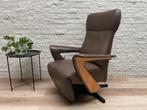 Leren design Prominent relax fauteuil handmatig verstelbaar, Huis en Inrichting, Fauteuils, Ophalen, N, N, Minder dan 75 cm