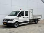 Volkswagen Crafter 2.0 TDI 140PK Dubbele Cabine Kipper Airco, Gebruikt, 4 cilinders, Volkswagen, Wit