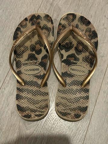 Havaianas Slippers - Maat 39/40 - Luipaardprint beschikbaar voor biedingen