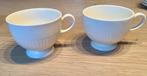 Wedgwood Edme twee theekopjes, Overige typen, Ophalen of Verzenden, Zo goed als nieuw, Wedgwood