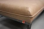 Luxe daybed lounge LENNOX Jess Design metaal leer naturel, Huis en Inrichting, Ophalen, Zo goed als nieuw, Metaal
