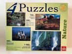4 puzzels Goliath 'Nature' 500/750/1000 stuks, Ophalen of Verzenden, Nieuw