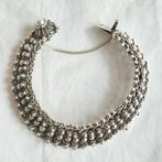 Zeeuwse armband antiek zilveren sieraad knoop Filigrain, Ophalen of Verzenden, Zilver, Armband