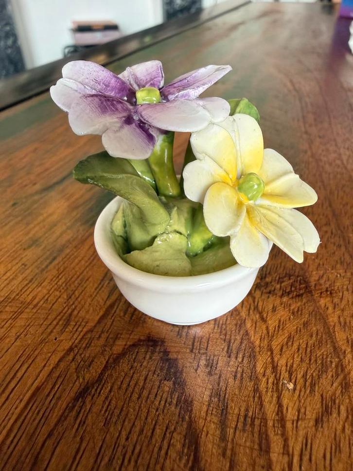 Vintage Aristocrat Bloempot - Handgemaakt Bone China, Huis en Inrichting, Woonaccessoires | Kunstplanten en Kunstbloemen, Gebruikt