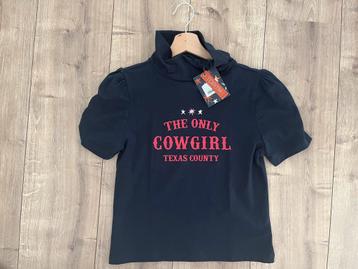 Topitm shirt met col NIEUW cowgirl maat 146 152 beschikbaar voor biedingen