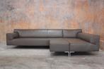 ZGANieuw grote bruine leren Design on Stock Bloq hoekbank, Hoekbank, 300 cm of meer, Ophalen of Verzenden, Zo goed als nieuw