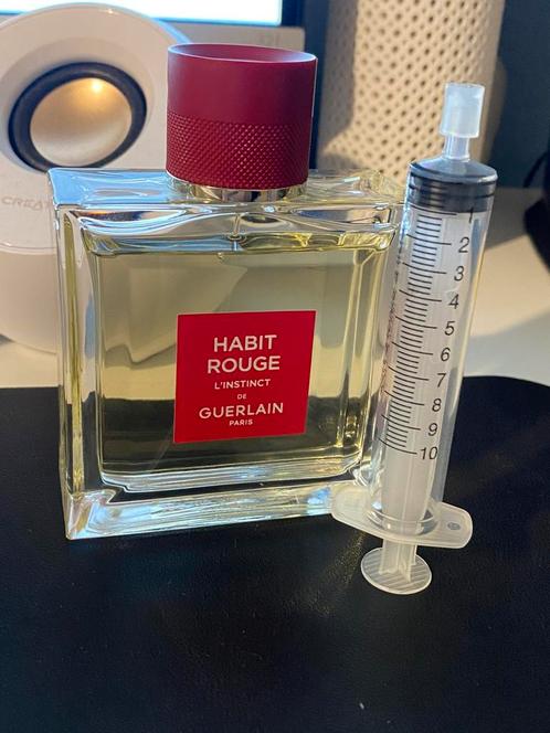 Guerlain Habit Rouge L'Instinct Sample/Decant, Verzamelen, Parfumverzamelingen, Nieuw, Proef of Tester, Gevuld, Verzenden