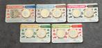 5 x 2 euro ik hou van Holland coincard BU, Verzenden, Koningin Beatrix, Euro's, Setje