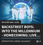 1 kaartje concert Backstreet Boys 25 september Düsseldorf, Eén persoon, September