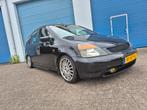 Honda Stream 1.7 I 2001 Zwart, 65 €/maand, 125 pk, 4 cilinders, 7 stoelen