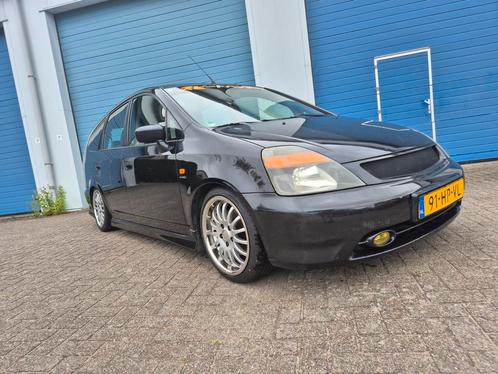 Honda Stream 1.7 I 2001 Zwart, Auto's, Honda, Particulier, Stream, Benzine, C, MPV, Handgeschakeld, Origineel Nederlands, Zwart