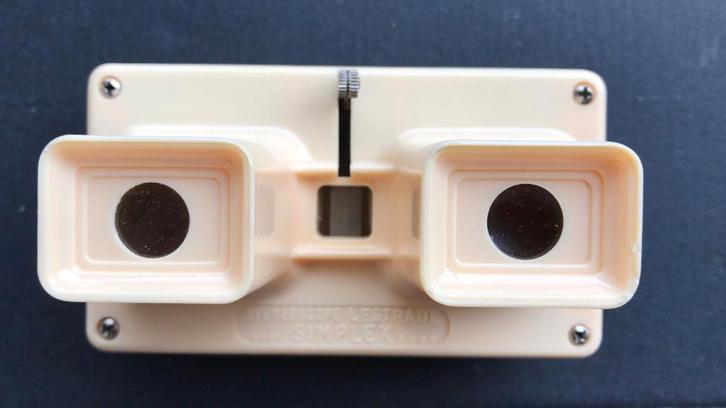 Lestrade Cream Simplex Stereoscope Lourdes 1961, Verzamelen, Speelgoed, Ophalen of Verzenden