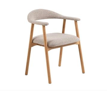 by fonQ Nordic Eetkamerstoel Eiken Greige Set 4 €189 ps nu beschikbaar voor biedingen