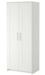 Kledingkast IKEA wit 2 deurs, Huis en Inrichting, Kasten | Kledingkasten, 150 tot 200 cm, Gebruikt, 50 tot 75 cm, Ophalen