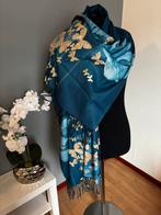 Warme zachte sjaal met vlinder- en bloemenprint, Ophalen of Verzenden, Nieuw, Sjaal