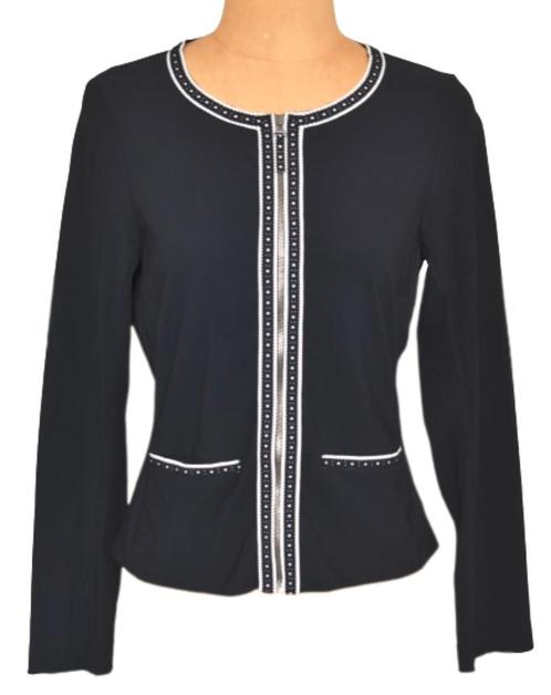 Nieuw Indies jasje, vestje, cardigan met rits, M, Kleding | Dames, Jasjes, Kostuums en Pakken, Nieuw, Jasje, Maat 38/40 (M), Zwart
