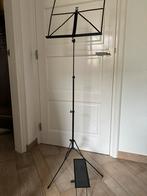 Muziekstandaard , inklapbaar en in hoogte verstelbaar ., Ophalen of Verzenden, Zo goed als nieuw, Muziekstandaard, Gitaar