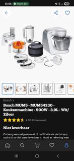 Bosch MUM Keukenmixer - Krachtige Keukenmachine, Gebruikt, Ophalen of Verzenden, Vaatwasserbestendig, 3 snelheden of meer