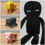 Minecraft verzameling, Enderman pluche, ocelot, spider, pig, Verzamelen, Overige Verzamelen, Ophalen of Verzenden, Zo goed als nieuw