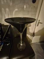 Stijlvolle zwarte sigma  martini glas vaas design, 45 tot 60 cm, Minder dan 55 cm, Rond, Ophalen of Verzenden